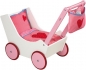 Preview: Puppenwagen weiß/pink Haba