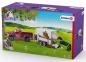 Preview: Schleich Pick-up mit Pferdeanhänger