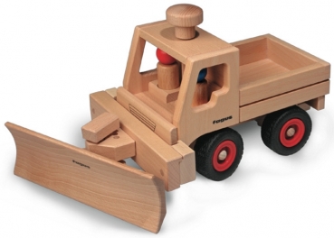 Aufsatz Schneepflug am Unimog