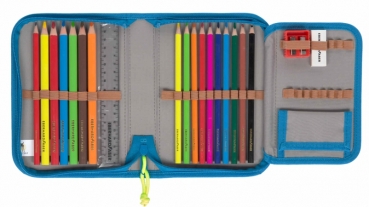 Lässig Schulranzen Boxy blau