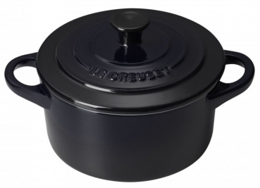 Le Creuset Mini Cocotte schwarz