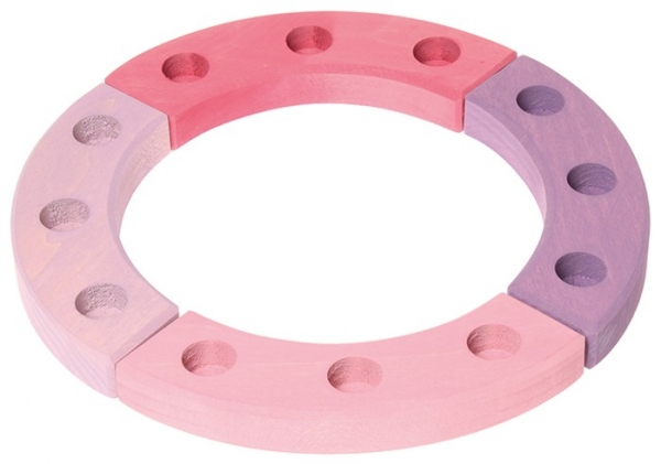 Geburtstagsring rosa-violett