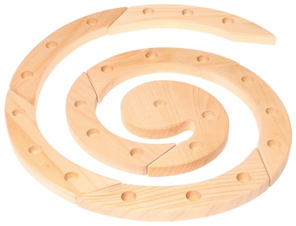 Geburtstagsspirale natur