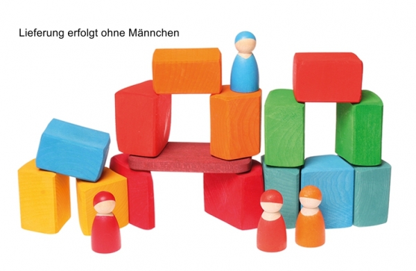 Grimms 15 Waldorfklötze bunt