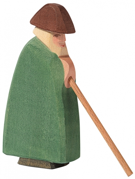 Ostheimer Schäfer mit Stab