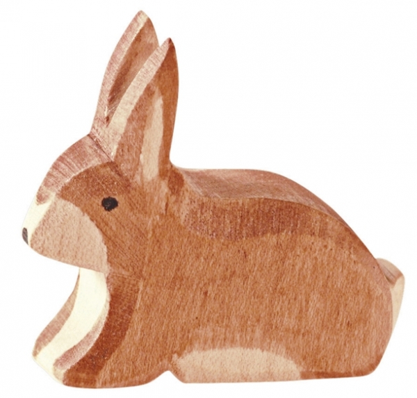 Ostheimer Hase gefleckt sitzend