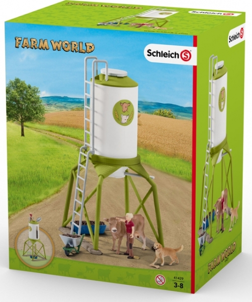 Schleich Futtersilo mit Tieren