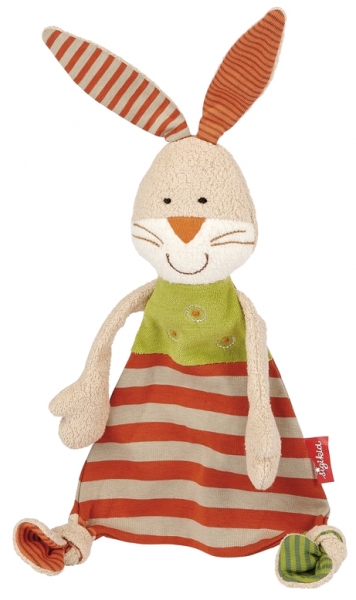 Sigikid 48921 Schnuffeltuch Hase Organic green