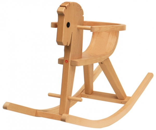 Ostheimer Schaukelpferd Peter mit Lehne