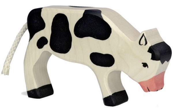 Kalb grasend schwarz