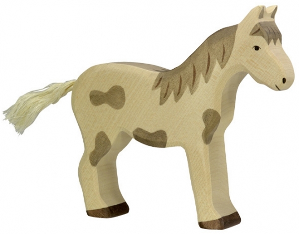 Pferd stehend gefleckt