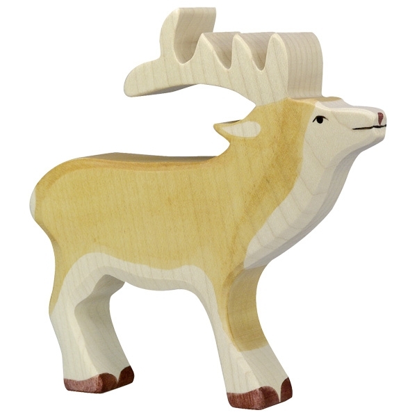 Holztiger Hirsch