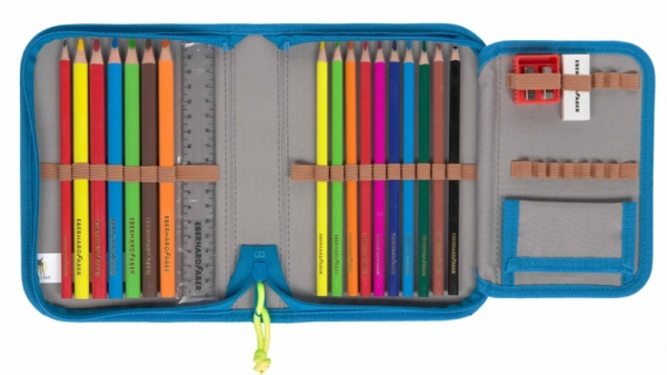Lässig Schulranzen Boxy blau