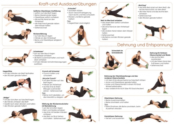 Das.Brett geölt mit Kork