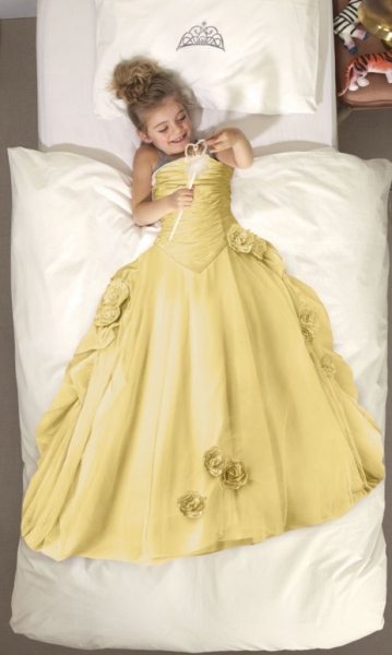 Snurk Bettwäsche Prinzessin gelb
