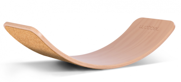 Wobbel Original mit Kork transparent lackiert
