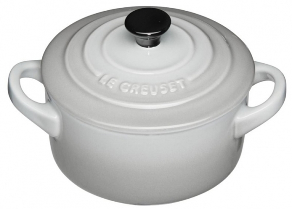 Le Creuset Mini Cocotte Perlgrau